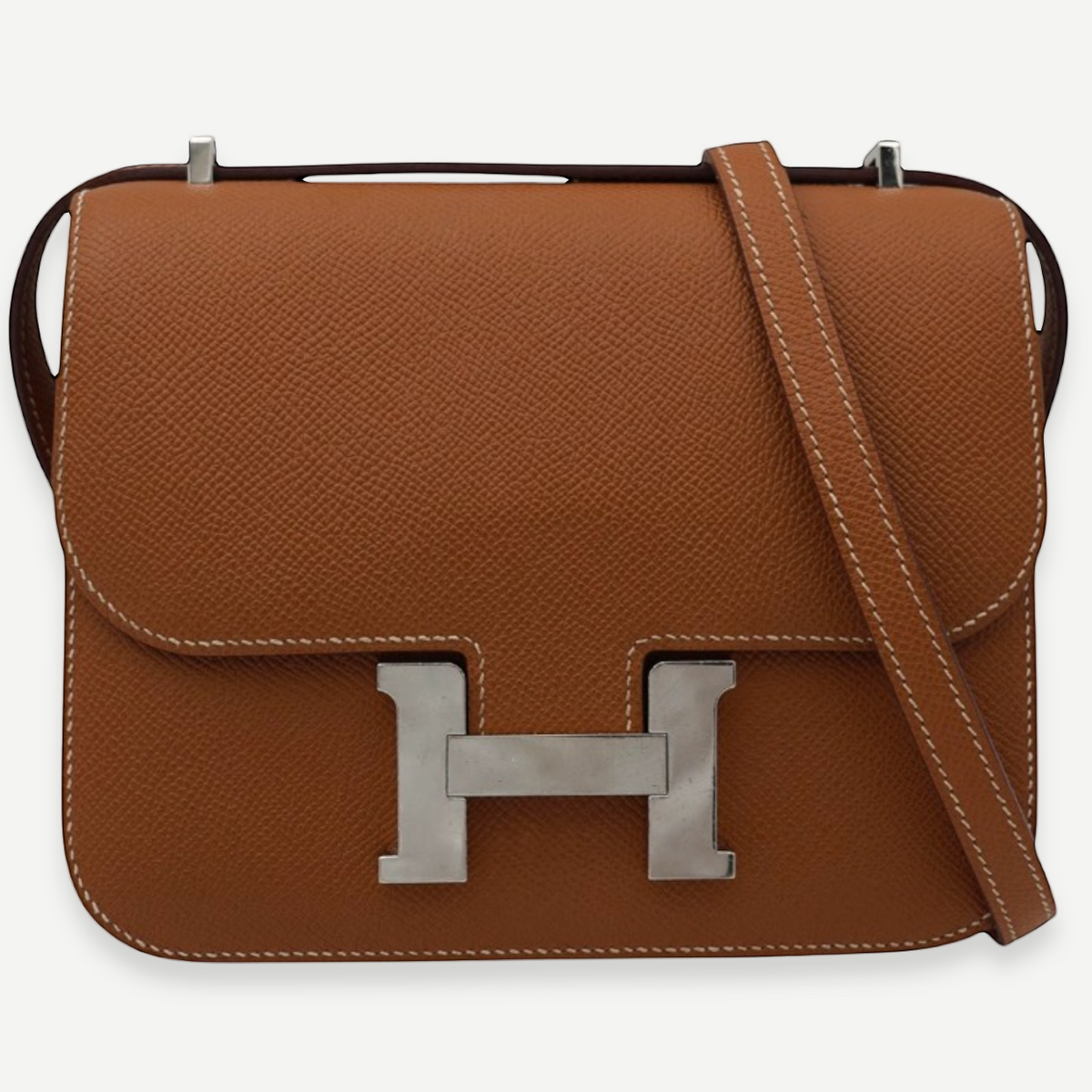 Hermès Constance 18 in Gold Epsom, Palladium Hardware, Full Set, Z Stamp, 2021 | Shop Authentique Lux