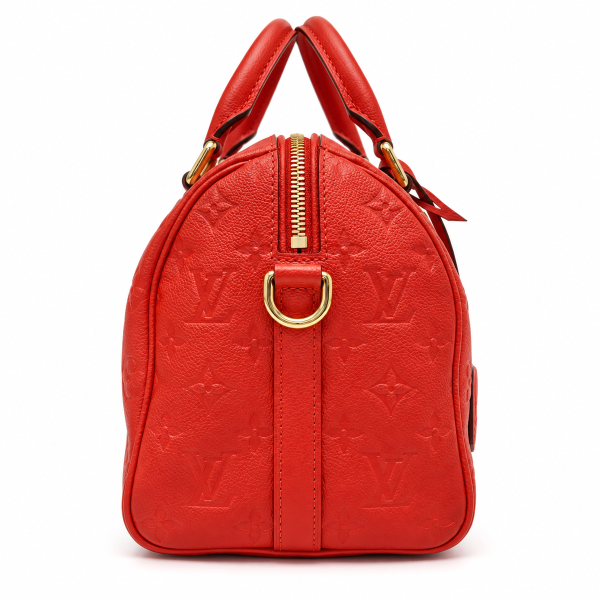 Louis Vuitton Speedy Bandoulière 25, Red Monogram Empreinte Leather, Gold Hardware | Shop Authentique Lux