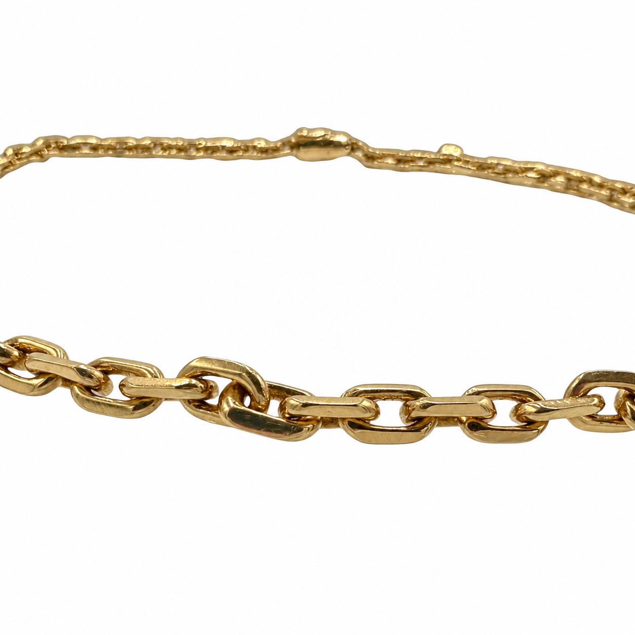 Tiffany & Co. Vintage Solid 18K Yellow Gold Heavy Cable Link Chain Necklace, 31g., 18 in. | Shop Authentique Lux