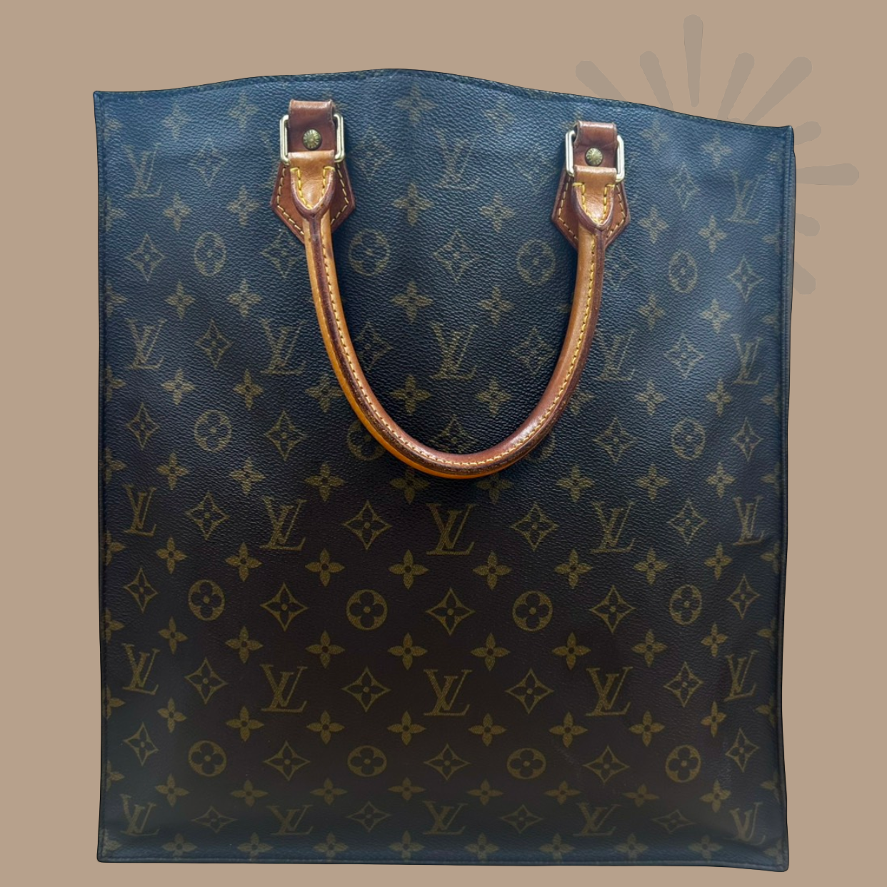 Louis Vuitton Monogram Sac Plat GM Vintage - Authentique Luxury | 100% Authentic Louis Vuitton Bag