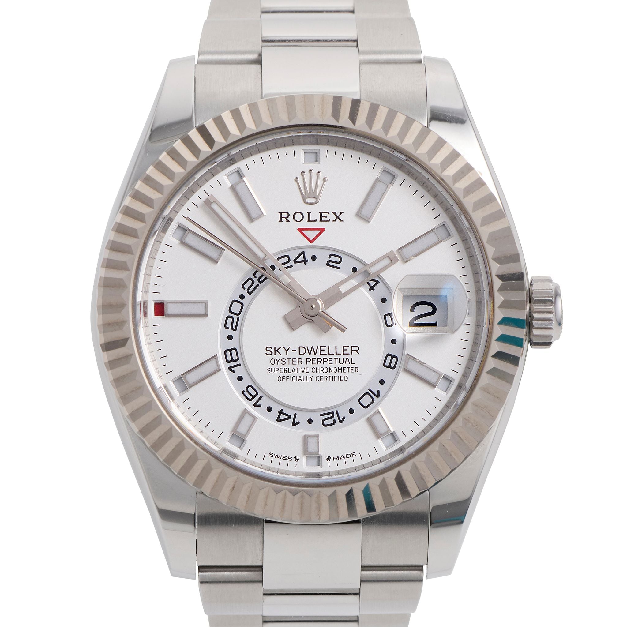 Rolex Sky-Dweller 336934, White Rolesor, Full Set, 2026 | Shop Authentique Lux
