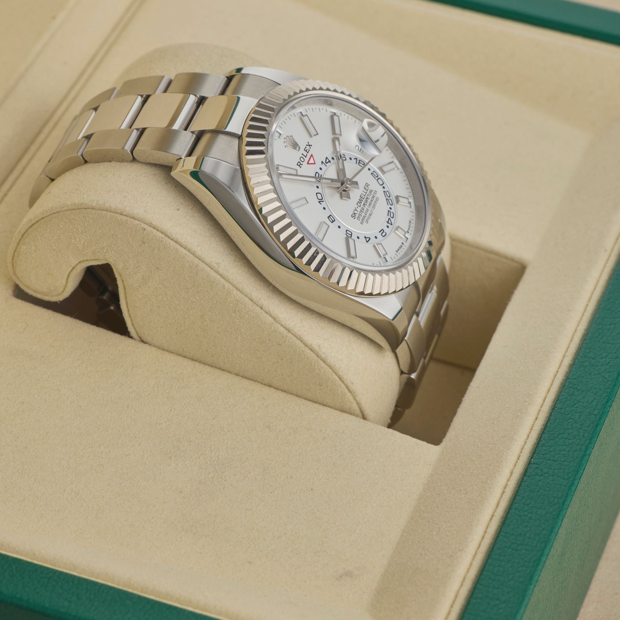 Rolex Sky-Dweller 336934, White Rolesor, Full Set, 2026 | Shop Authentique Lux