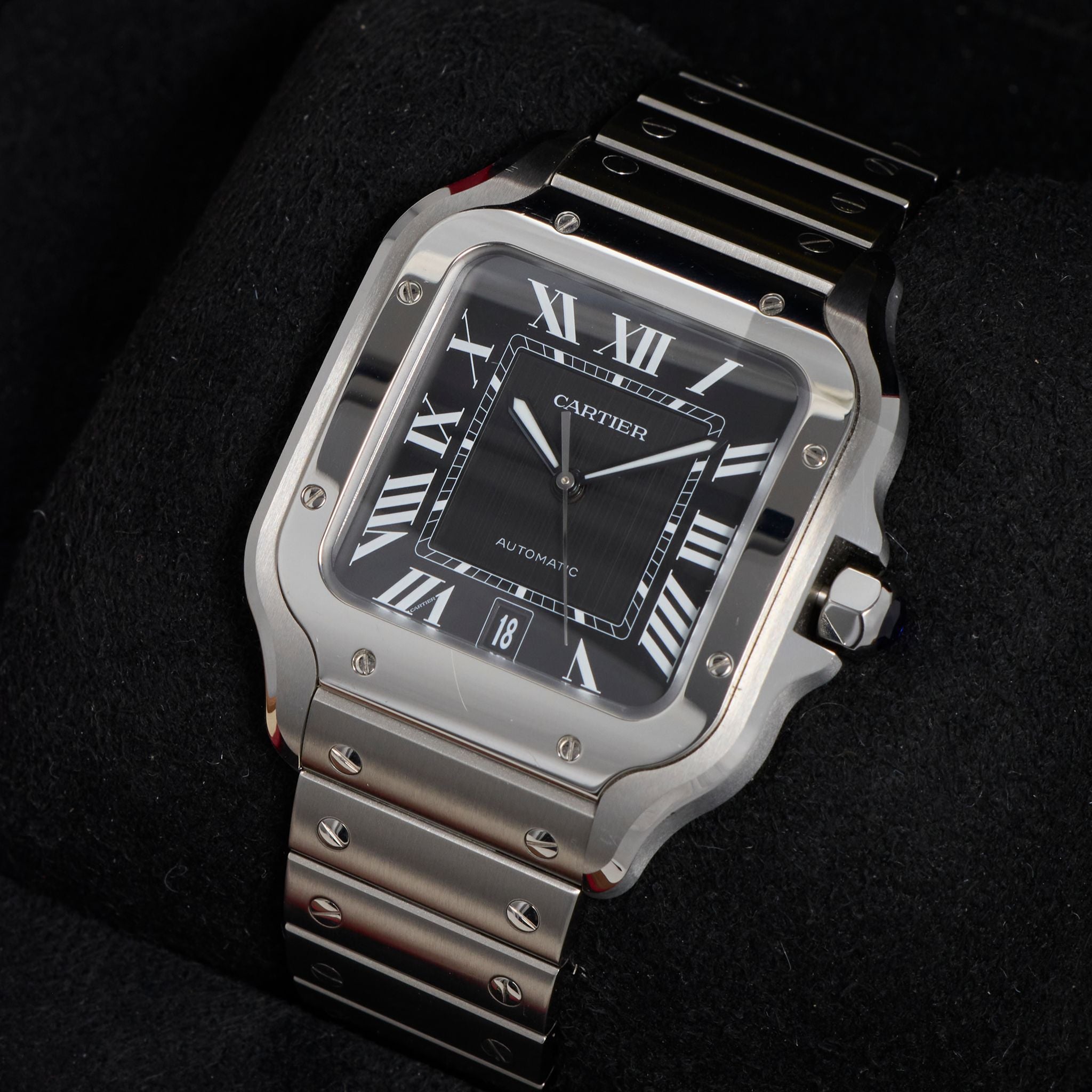 Cartier Santos de Cartier WSSA0096, Stainless Steel, Full Set, 2026 | Shop Authentique Lux