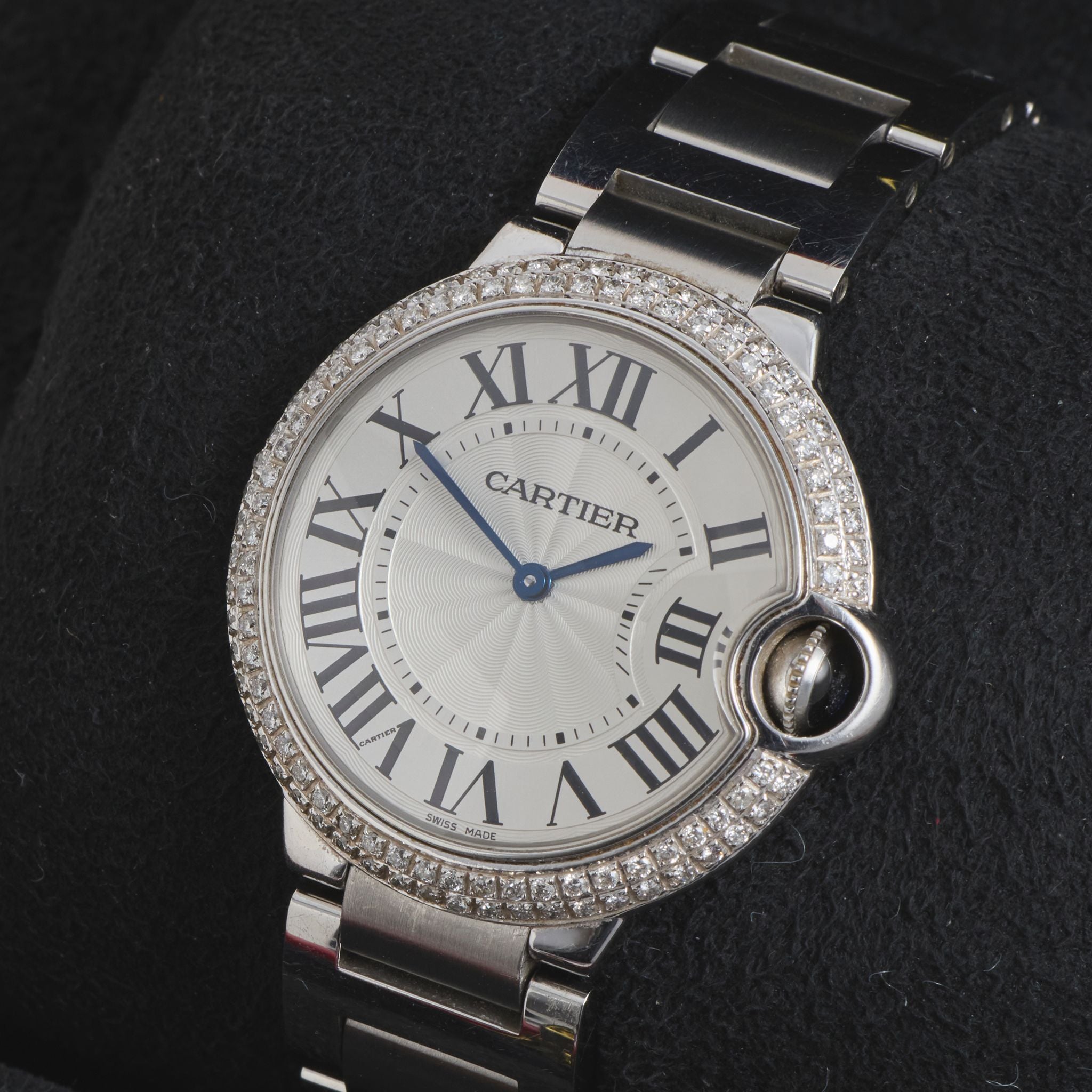 Cartier Ballon Bleu de Cartier 33mm 3005, Stainless Steel, White Dial, Full Set, 2026 | Shop Authentique Lux