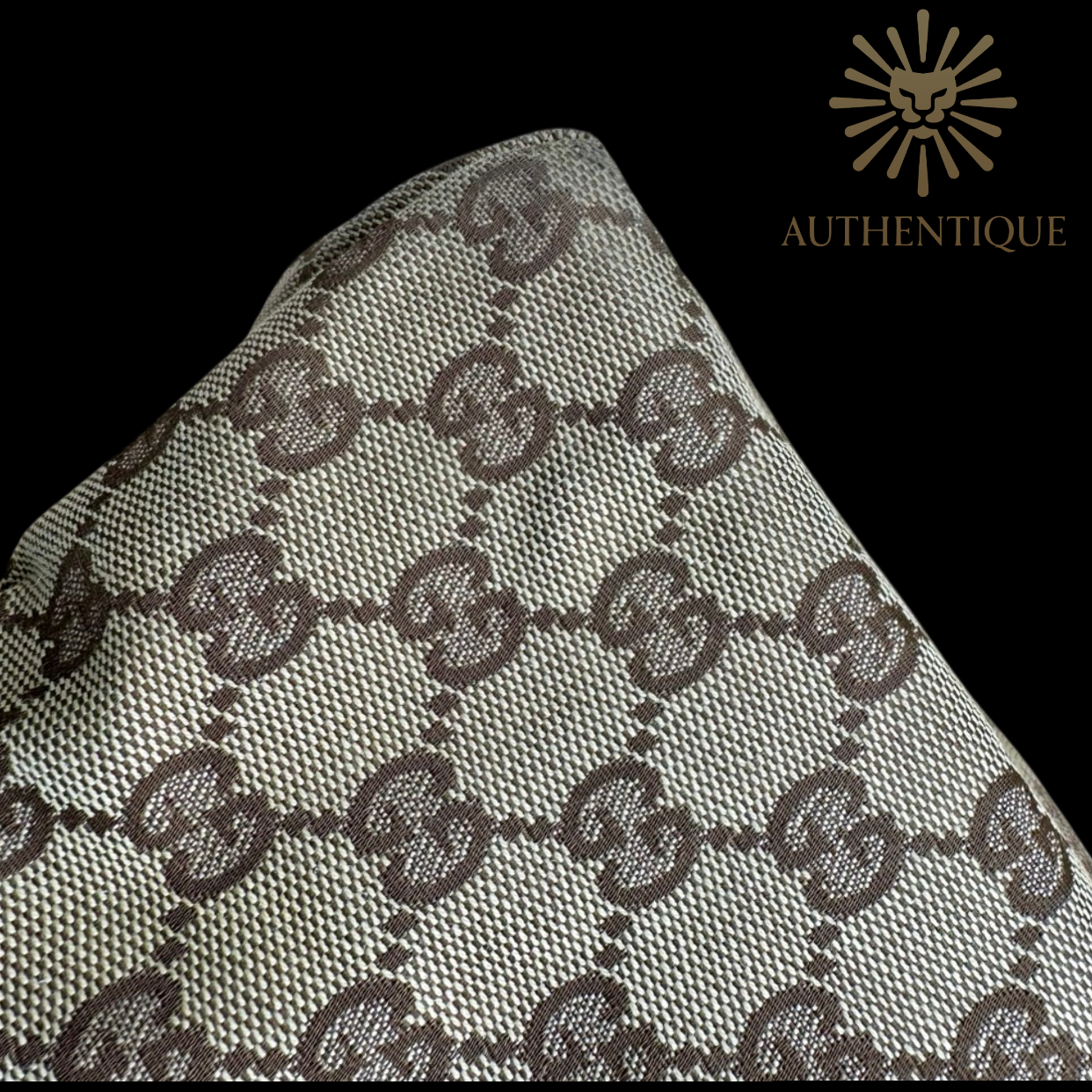 Gucci GG Canvas Horsebit Hobo in neutral monogram canvas with gold-tone hardware — Always guaranteed authentic at Authentique Lux