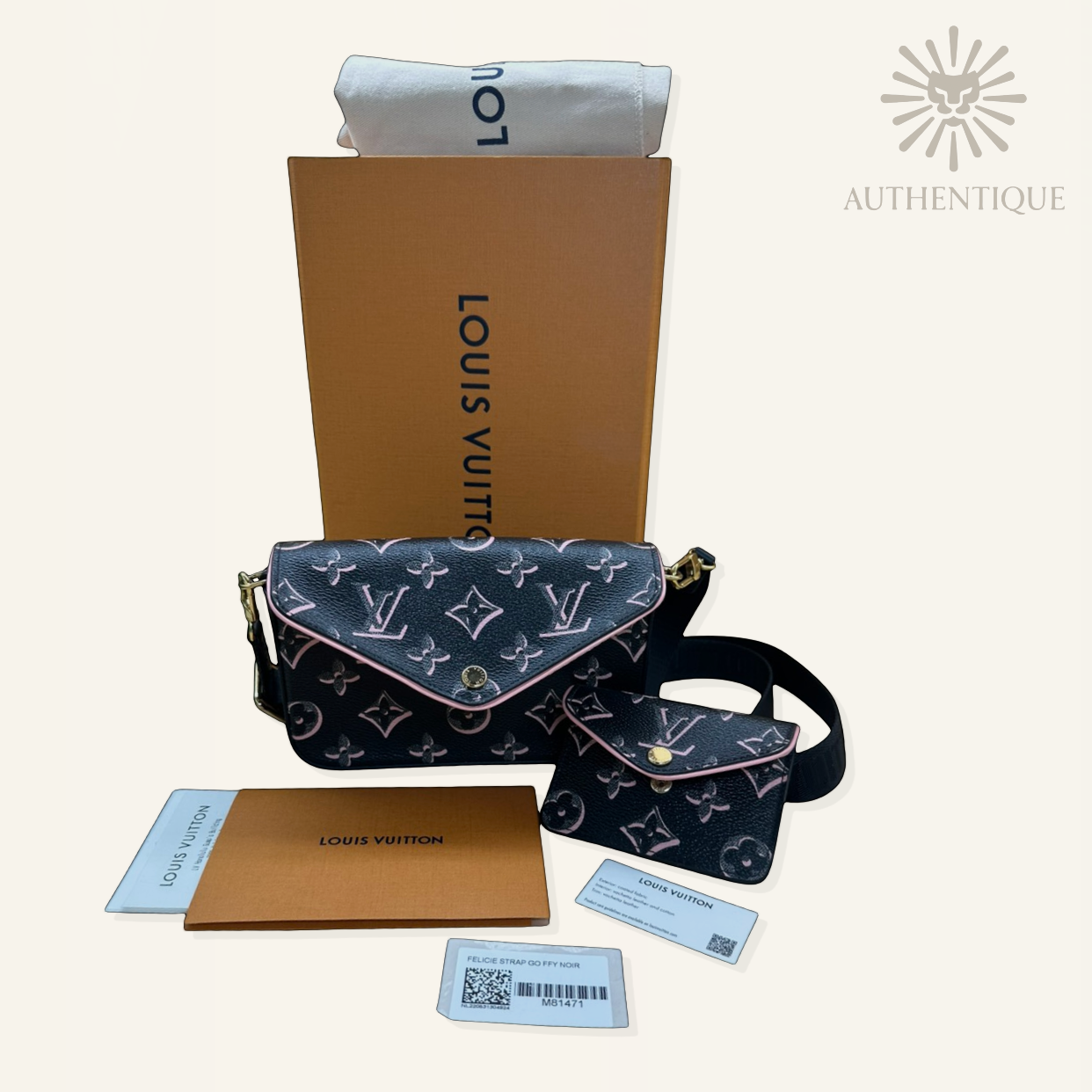 Full Set of Louis Vuitton Limited Edition "Fall For You" Felicie Strap and Go Full Set | Shop Authentique Lux