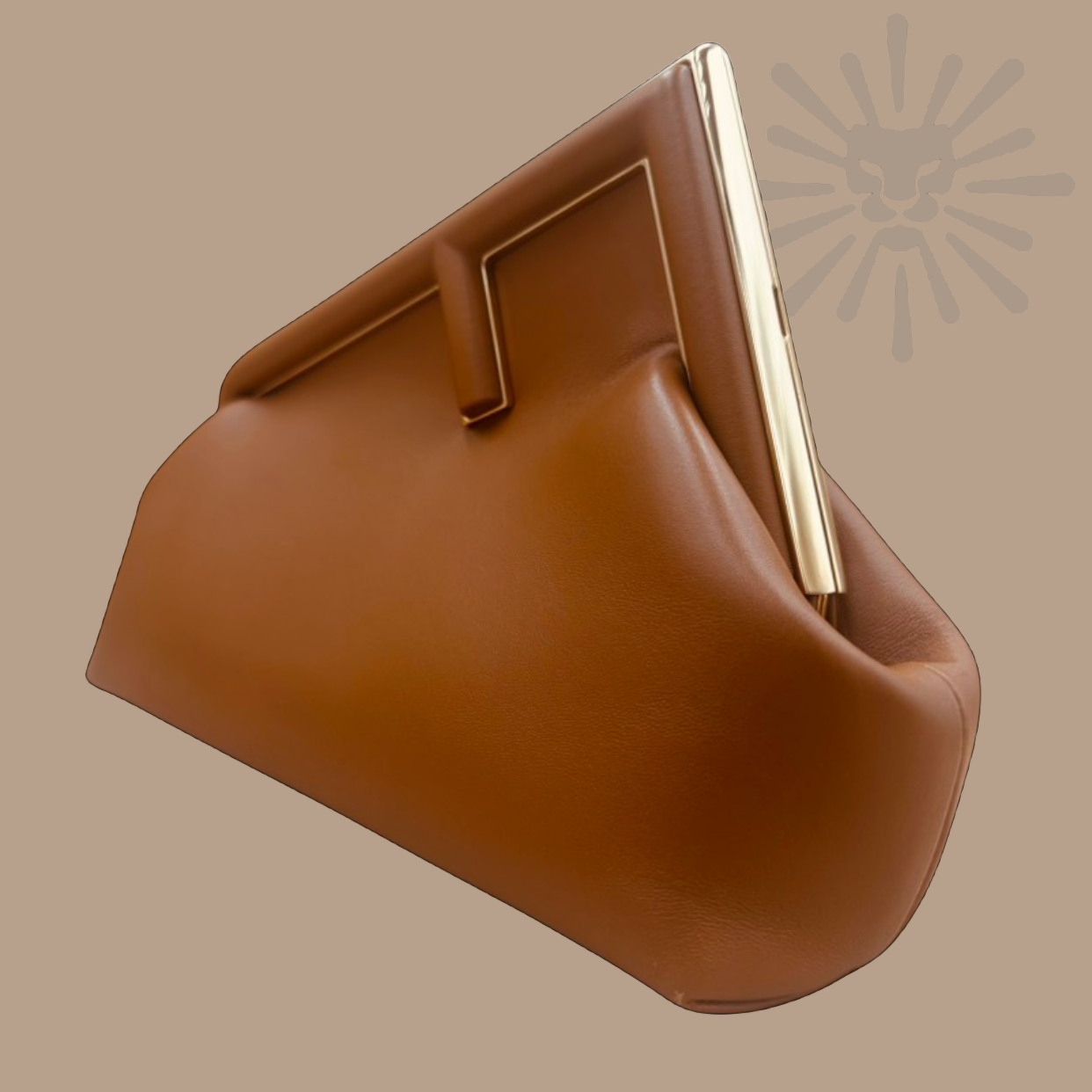 Fendi Small Zucca FF Crossbody Bag Caramello Leather | New w/ Tags I Authentique Lux