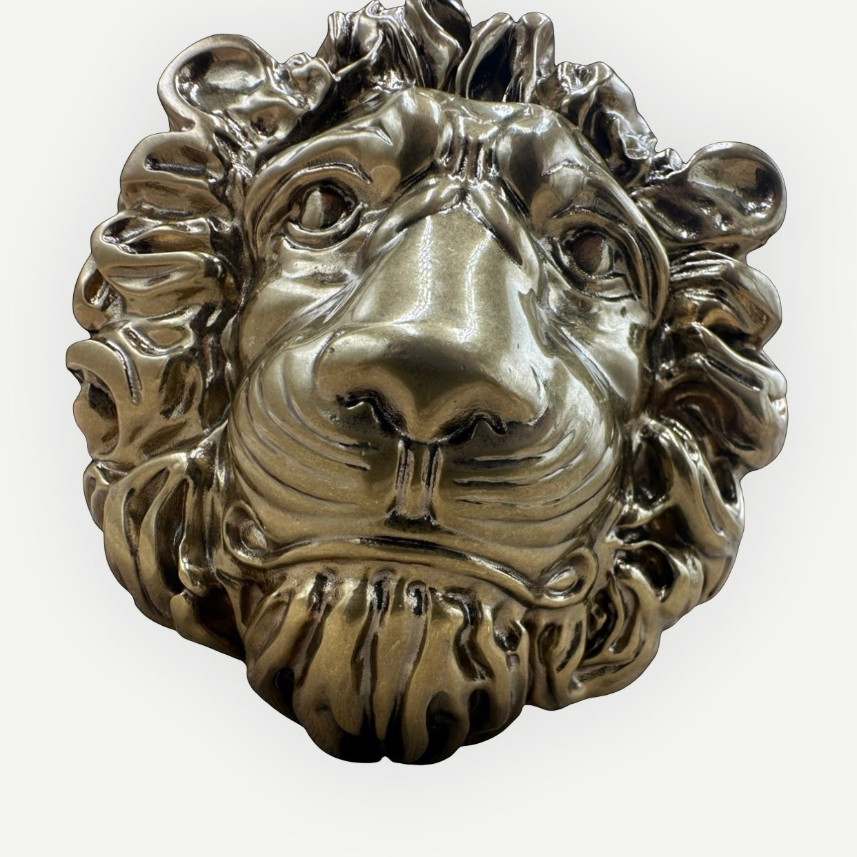 Gucci Lion Head Belt, Black Leather, Gold Hardware | Shop Authentique Lux