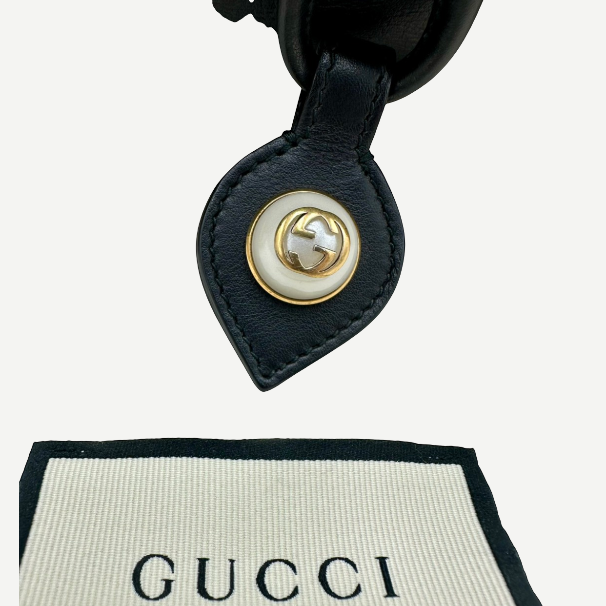 Gucci Malin Medium Studded Backpack, Black Leather, Gold Hardware | Shop Authentique Lux
