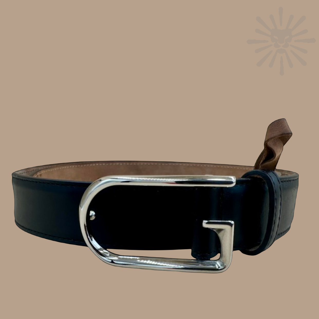 Gucci Ref. 277380 Skinny Black Leather Belt | Silver G Buckle | Size 80/32