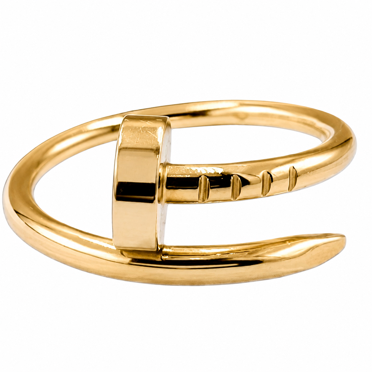 Cartier Juste un Clou Ring, Small Model, 18K Yellow Gold, Size 48 | Shop Authentique Lux