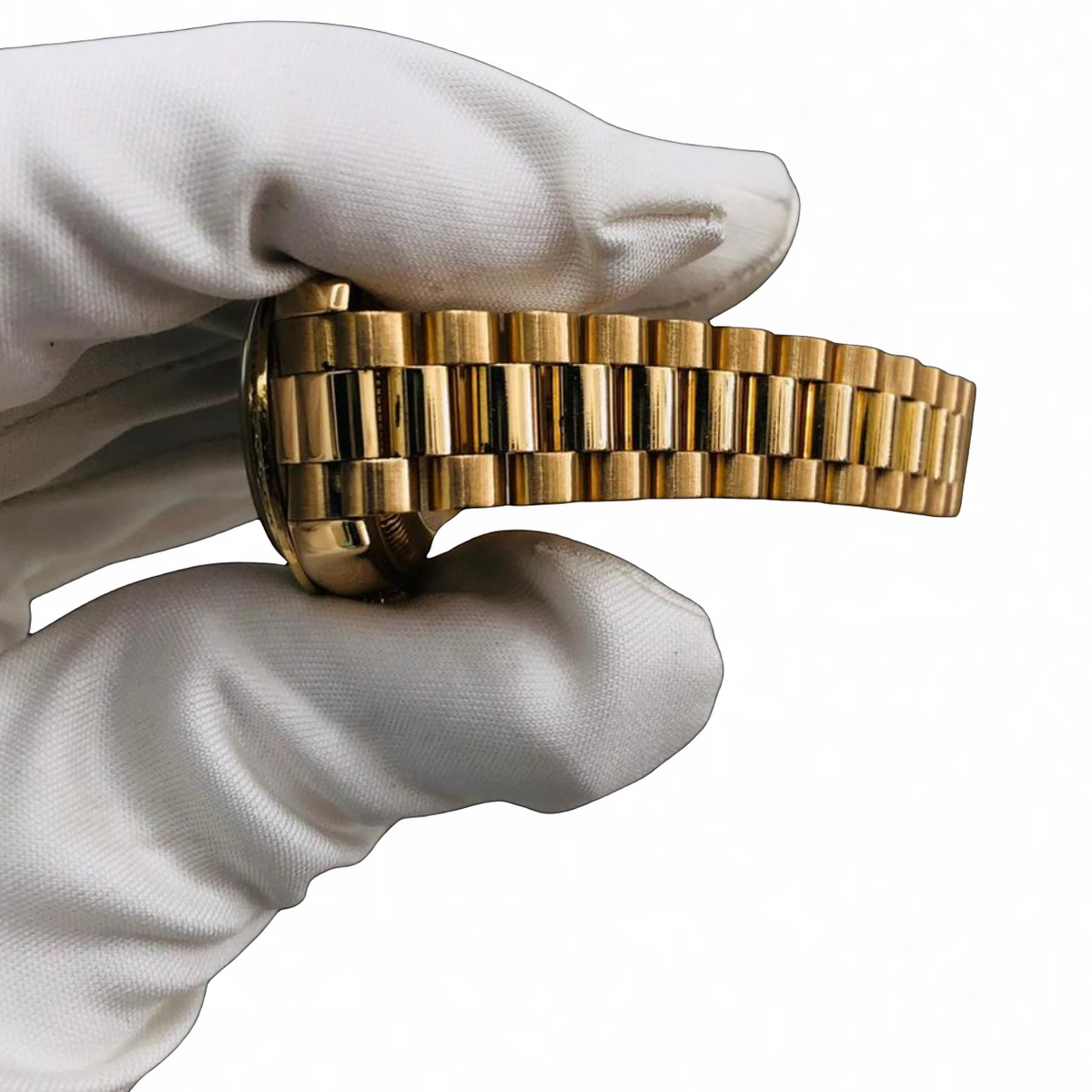 Rolex Lady-Datejust 26 Ref. 69138 Yellow Gold Diamond Dial President Bracelet | Shop Authentique Lux