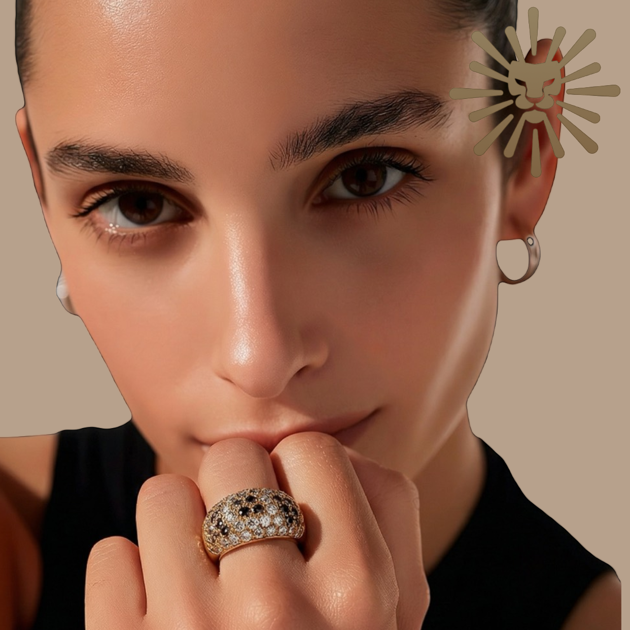 Cartier Bombay Ring 18K yellow gold size 6 Cartier 52 pre-owned with original box I
Authentique Lux