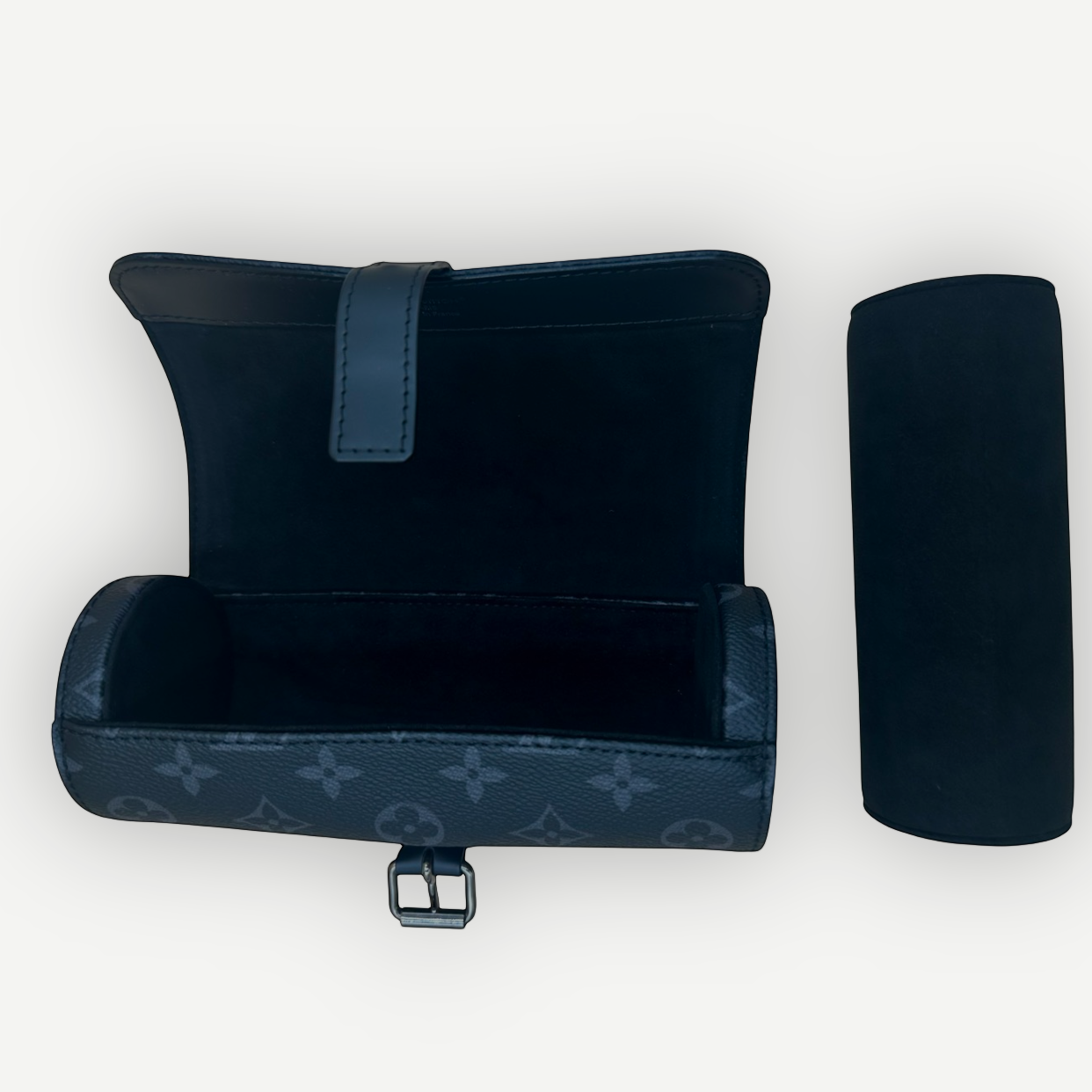Louis Vuitton Étui 3 Montres Watch Case, Monogram Eclipse Canvas | Shop Authentique Lux
