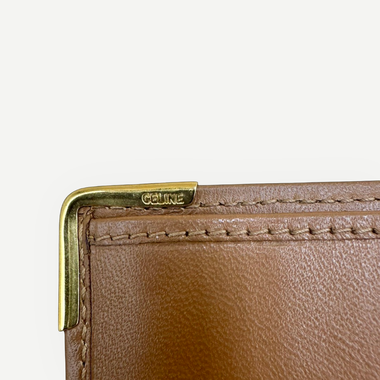 Celine Vintage Macadam Corner Bi-Fold Wallet, Macadam Canvas & Leather | Shop Authentique Lux