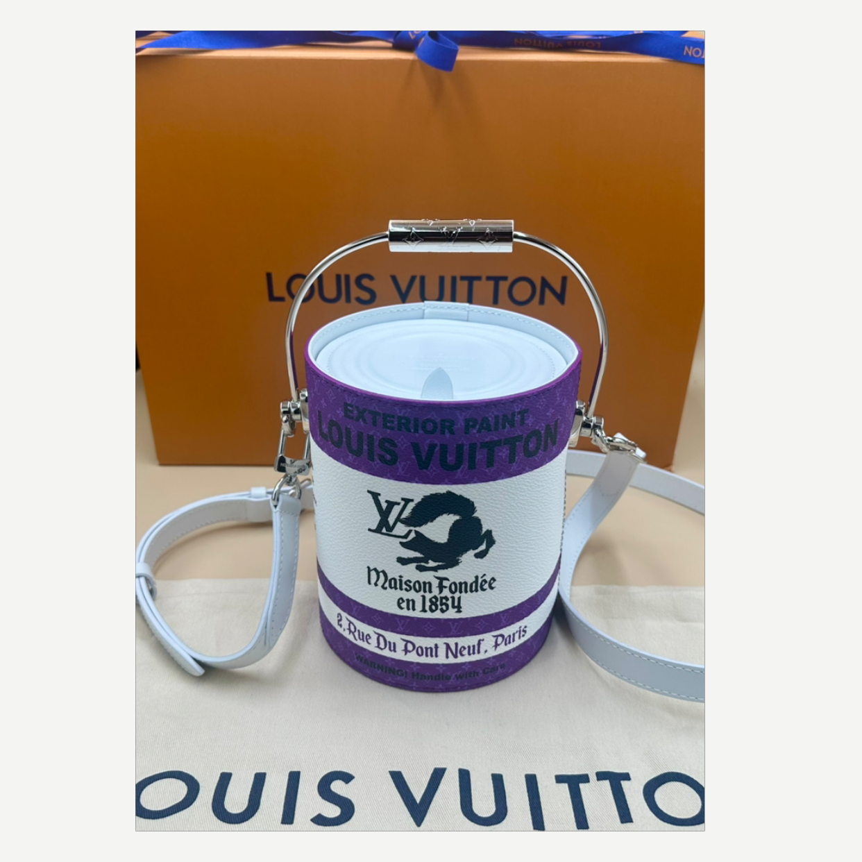 Louis Vuitton 2022 Paint Can Bag Purple | Shop Authentique Lux