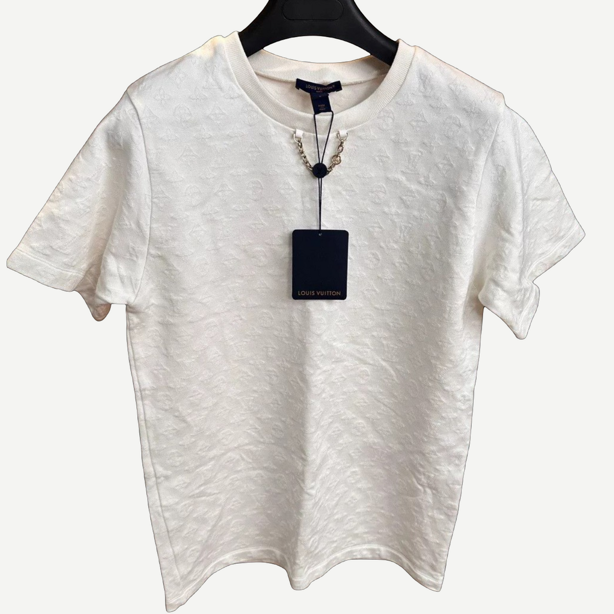 LOUIS VUITTON Runway Chain Detail T-Shirt, Care Label | Shop Authentique Lux