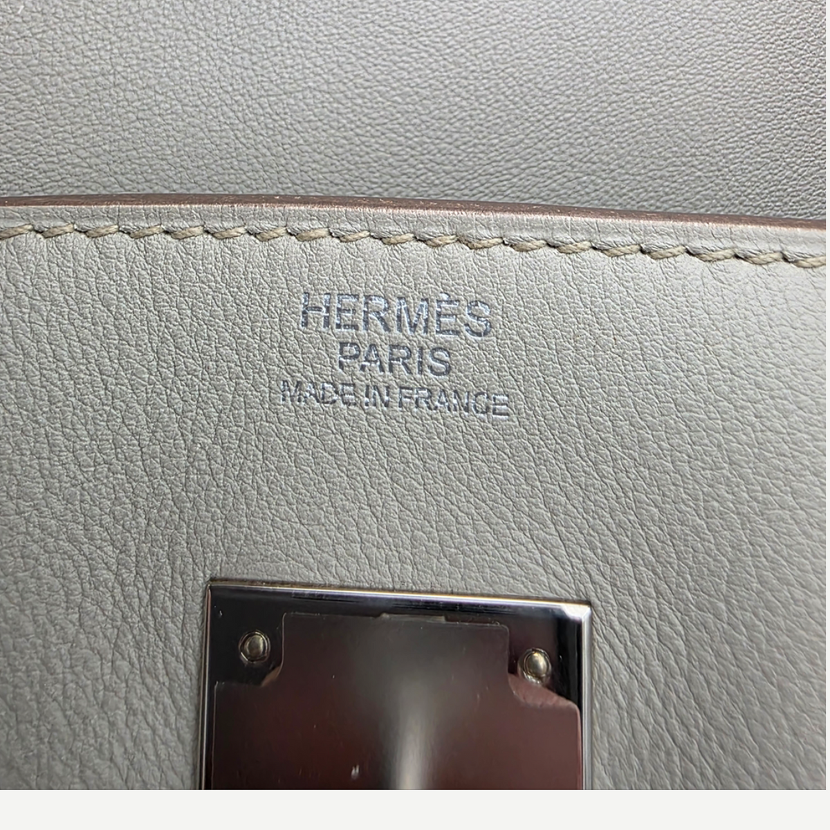 Hermès Birkin 30, Gris Perle Swift Leather, PHW, Full Set, 2012 | Shop Authentique Lux