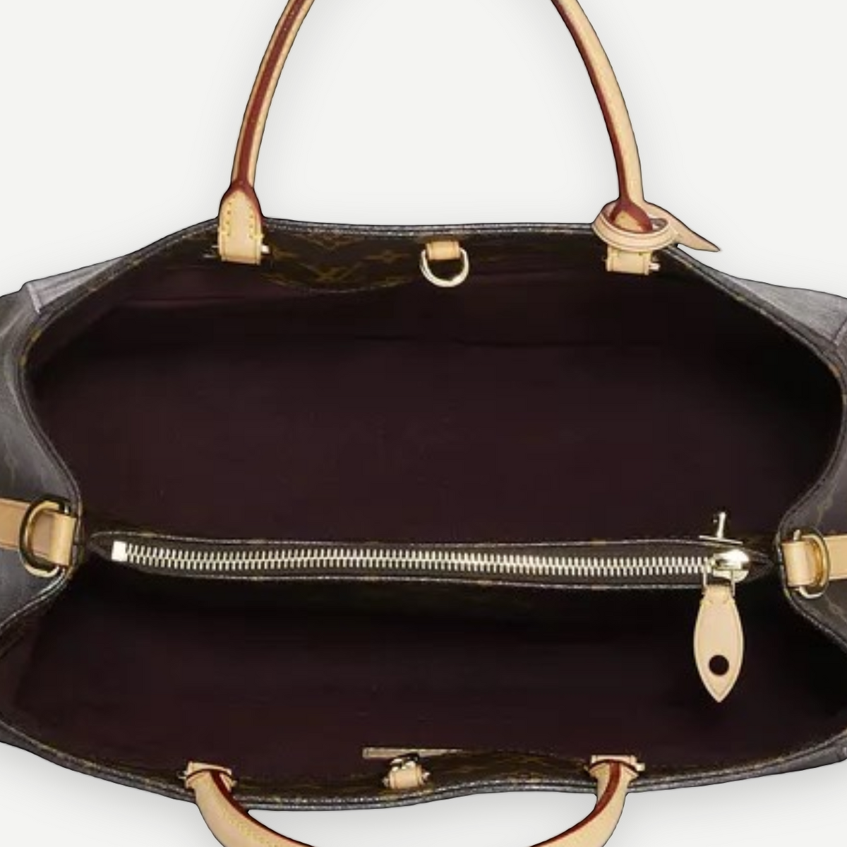 Louis Vuitton Montaigne GM Bag in Brown Monogram Canvas with Gold Hardware | Shop Authentique Lux
