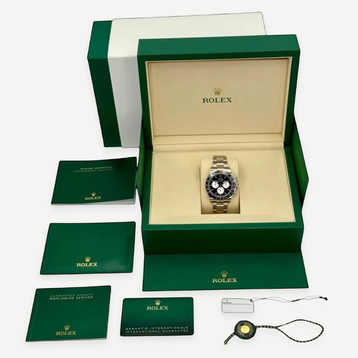 Rolex Daytona "Le Mans" 126529LN, Black Dial, White Gold, 2026 | Shop Authentique Lux