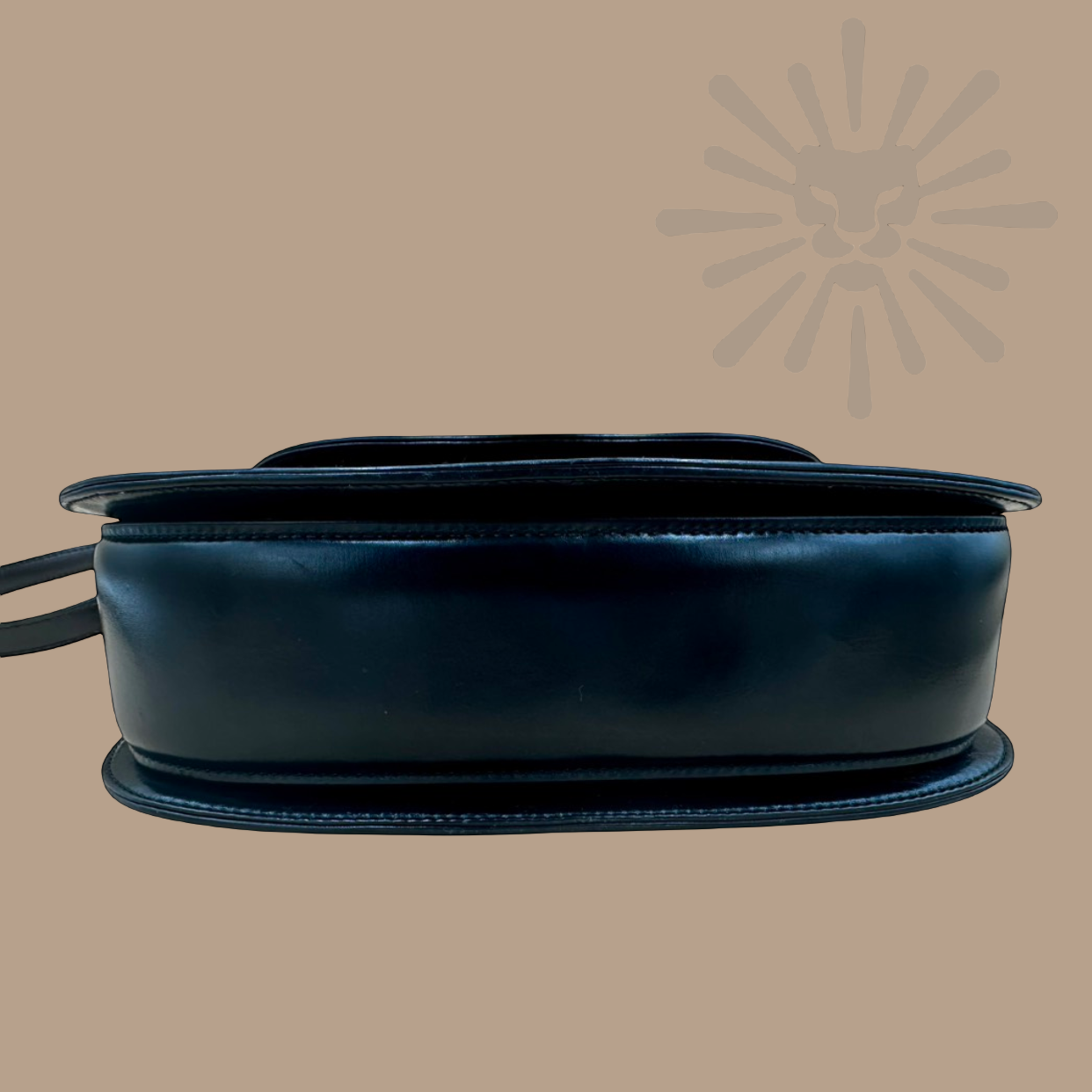 Gucci Bamboo 1947 Medium Top Handle Bag with Smooth Leather and Curved Bamboo Handle - Authentique Luxury