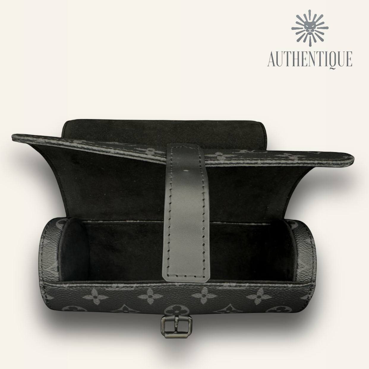 Louis Vuitton Eclipse Monogram Canvas Watch Travel Case | Shop Authentique Lux