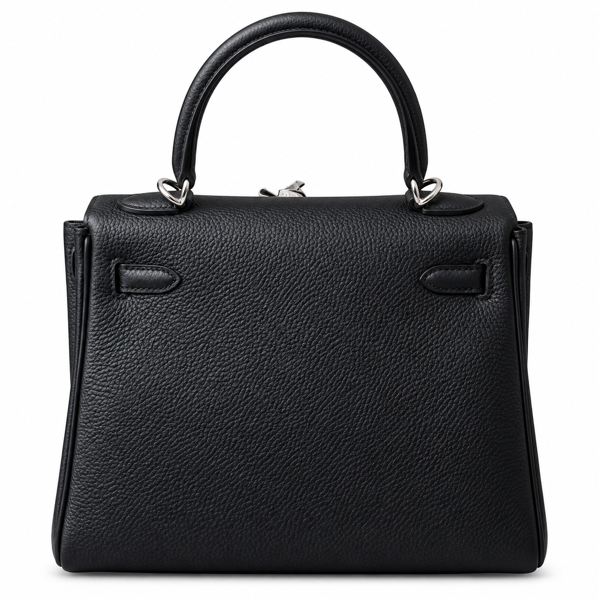 Hermès Kelly 25 Retourne Noir Togo Palladium Hardware, K Stamp, 2025 | Shop Authentique Lux