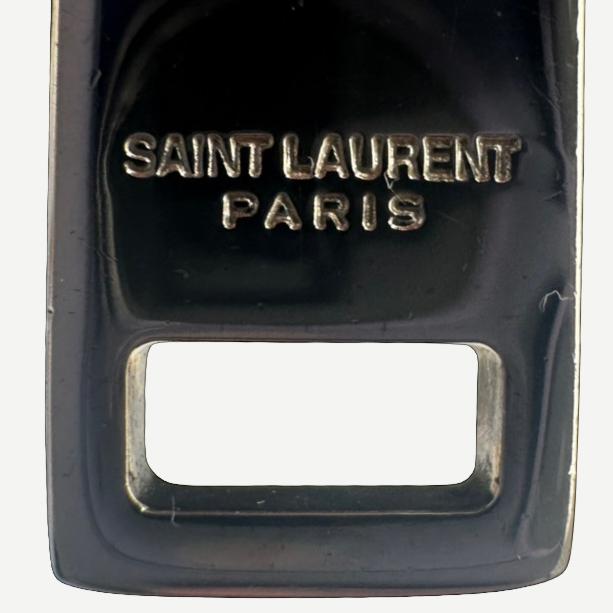 Saint Laurent Zip Portfolio, Black Leather, Silver Hardware, 2020 | Shop Authentique Lux