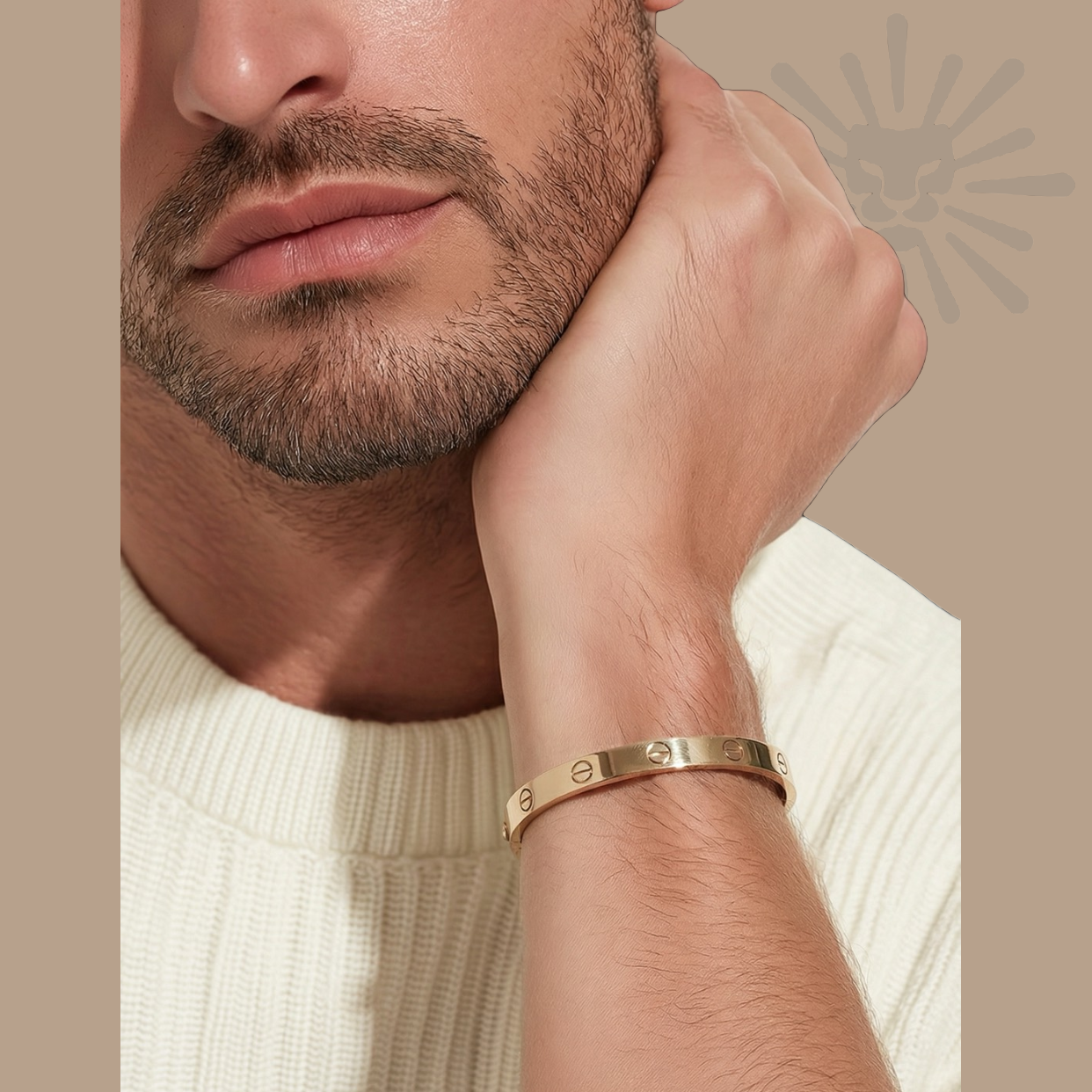 Model wearing Cartier Love Bracelet I Authentique Lux
