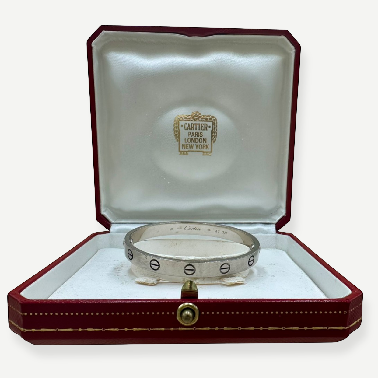 Cartier Love Bracelet 18K White Gold Size 16 | Shop Authentique Lux