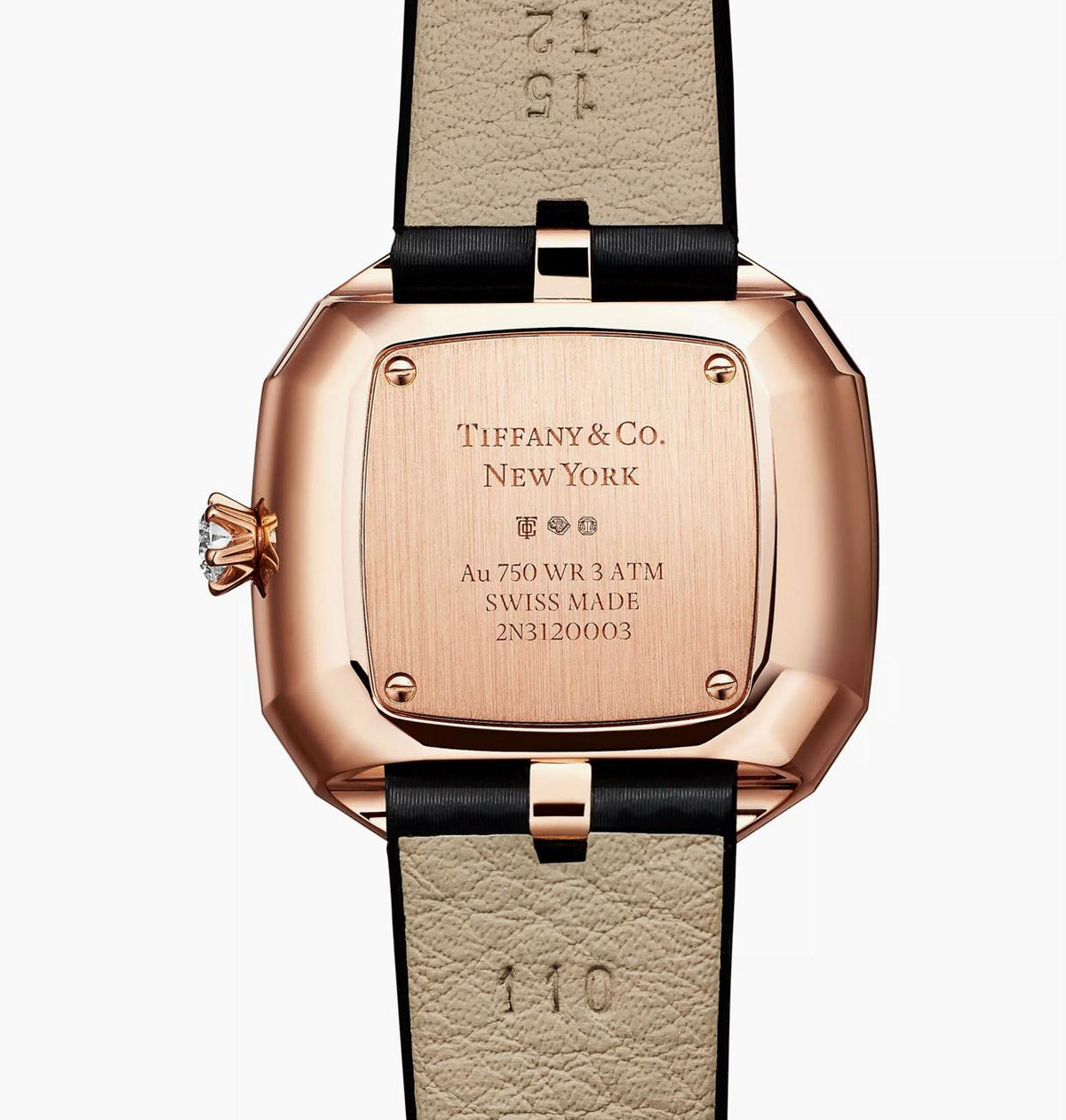 Tiffany & Co. Eternity 28mm Diamond Watch 18K Rose Gold | Shop Authentique Lux