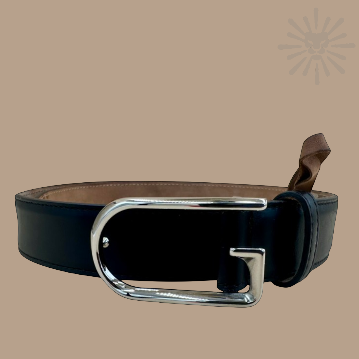 Gucci Ref. 277380 Skinny Black Leather Belt | Silver G Buckle | Size 80/32