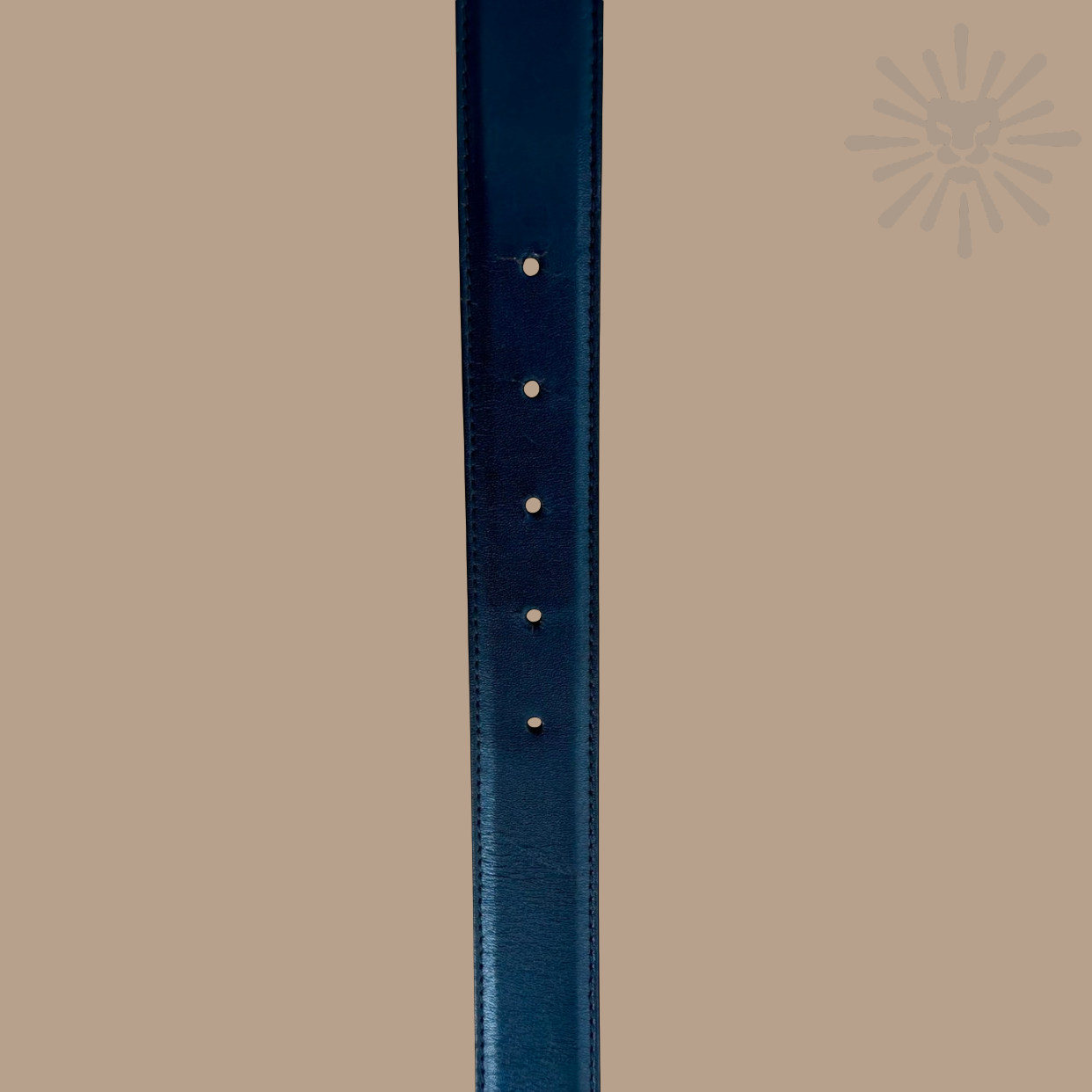 Gucci Ref. 277380 Skinny Black Leather Belt | Silver G Buckle | Size 80/32