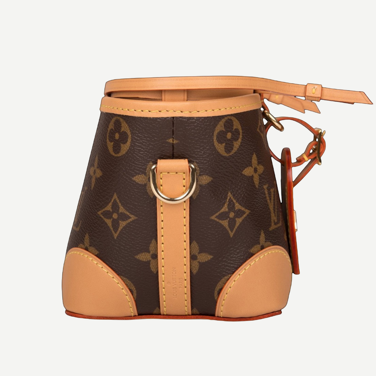Louis Vuitton Noé Purse Monogram canvas front with detachable leather strap | Shop Authentique Lux