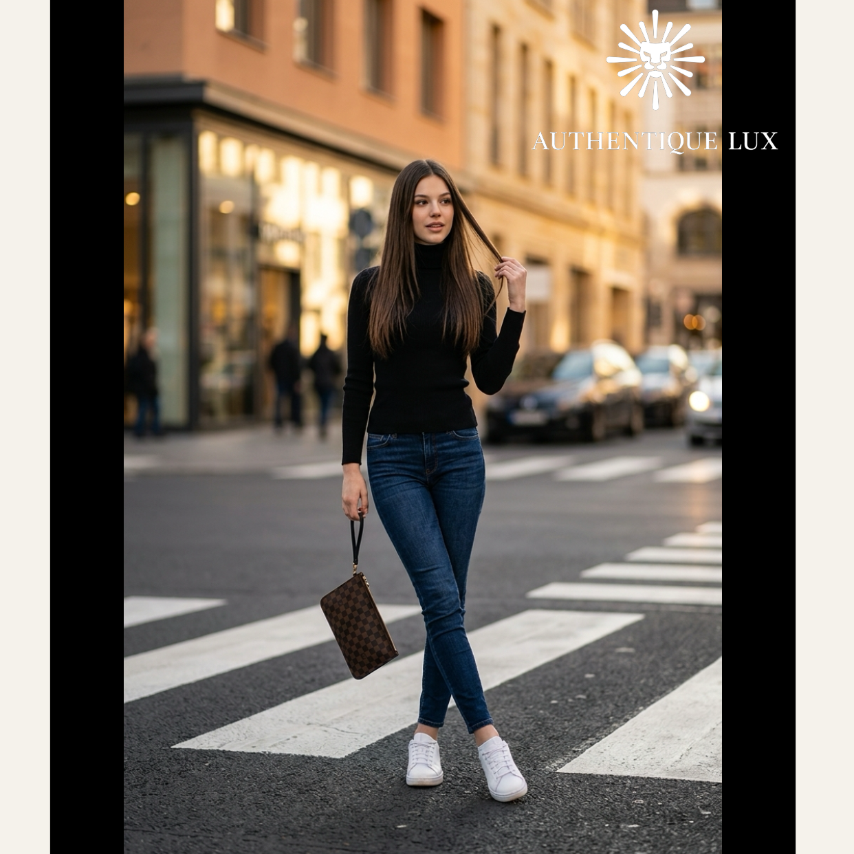 Louis Vuitton Damier Ebene Pochette | Shop Authentique Lux