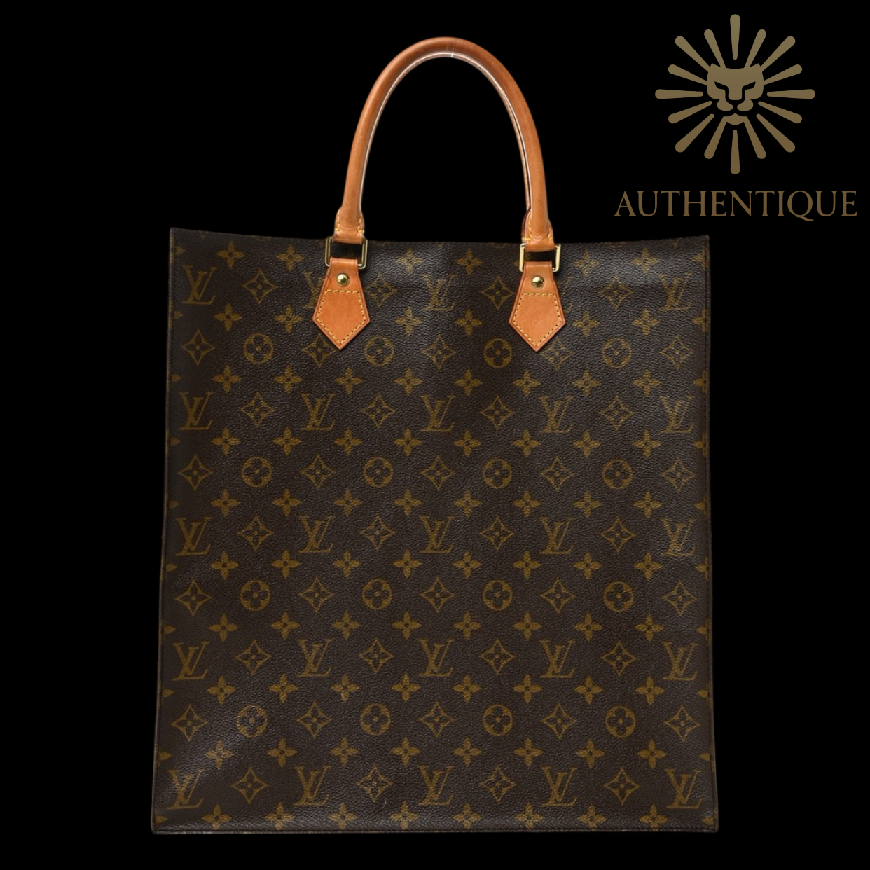 Louis Vuitton Monogram Sac Plat GM Vintage - Authentique Lux