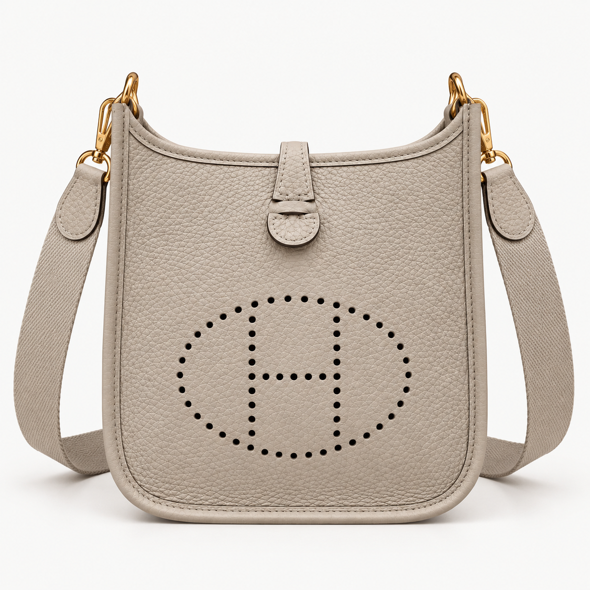 Hermès Beton Clemence Evelyne TPM 16, Gold Hardware, Full Set, B Stamp, 2023 | Shop Authentique Lux