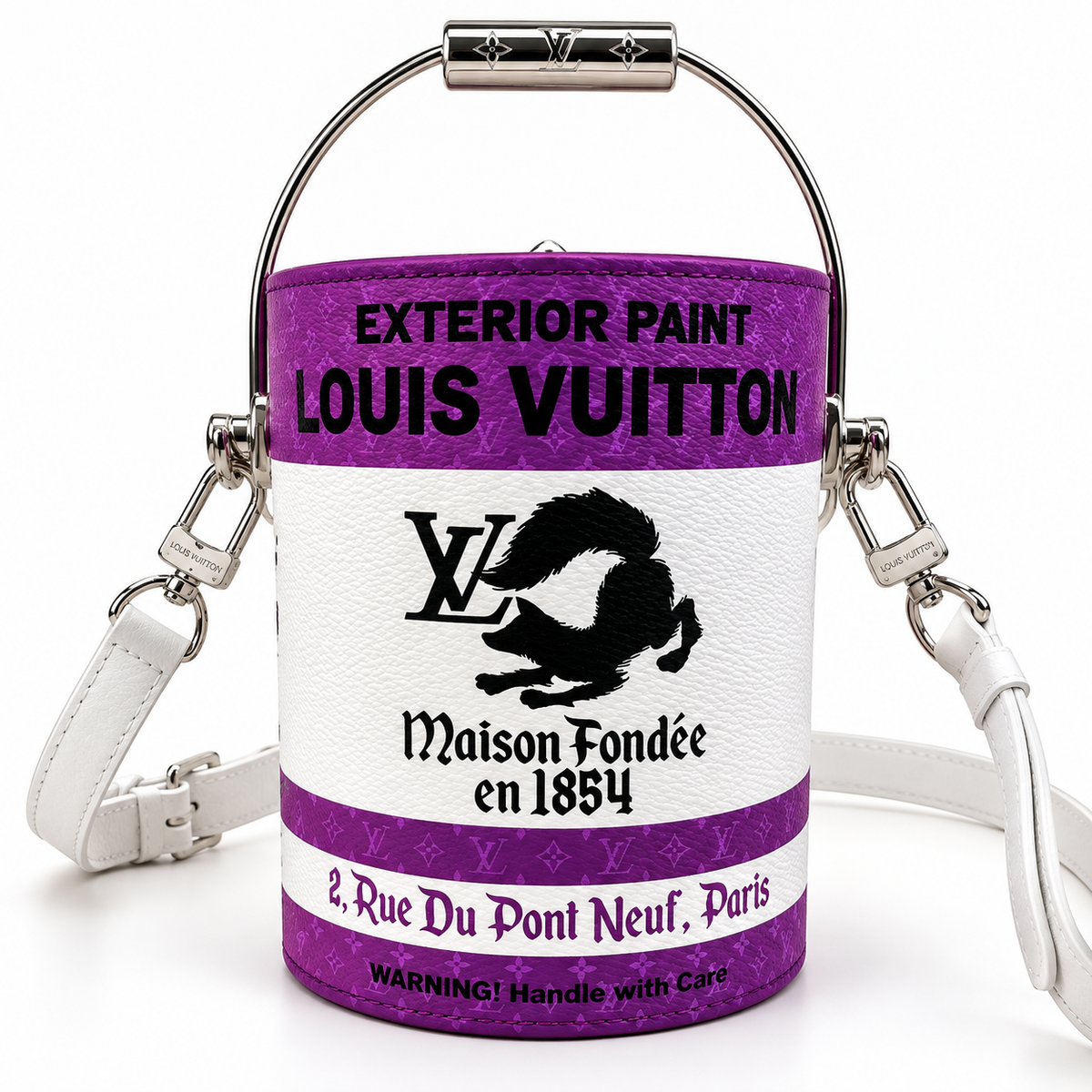 Louis Vuitton 2022 Paint Can Bag Purple | Shop Authentique Lux