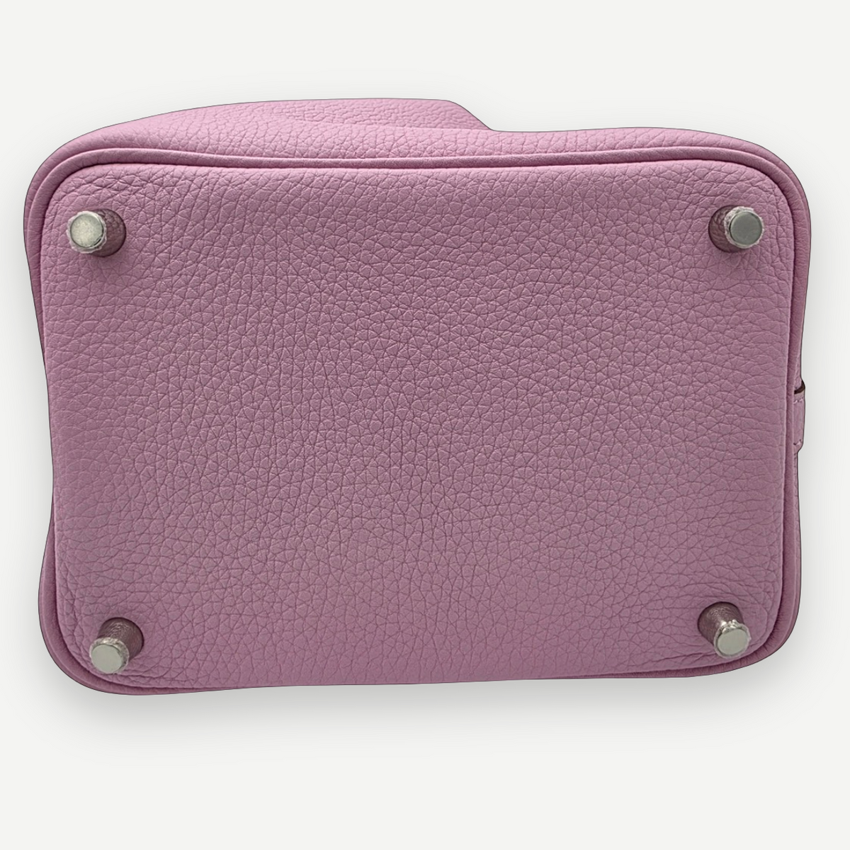 Hermès Mauve Sylvestre Clemence Picotin Lock 18 PM, Palladium Hardware, Full Set, U Stamp, 2022 | Shop Authentique Lux