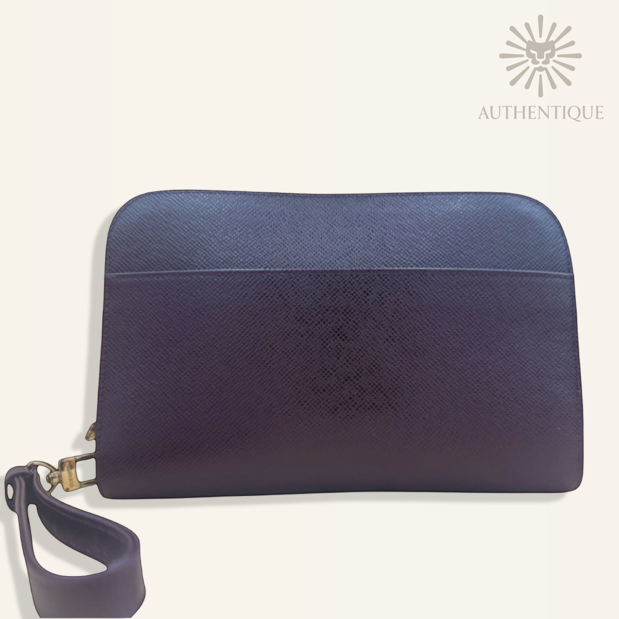 Louis Vuitton Taiga Pouch Baikal – Burgundy (Acajou)