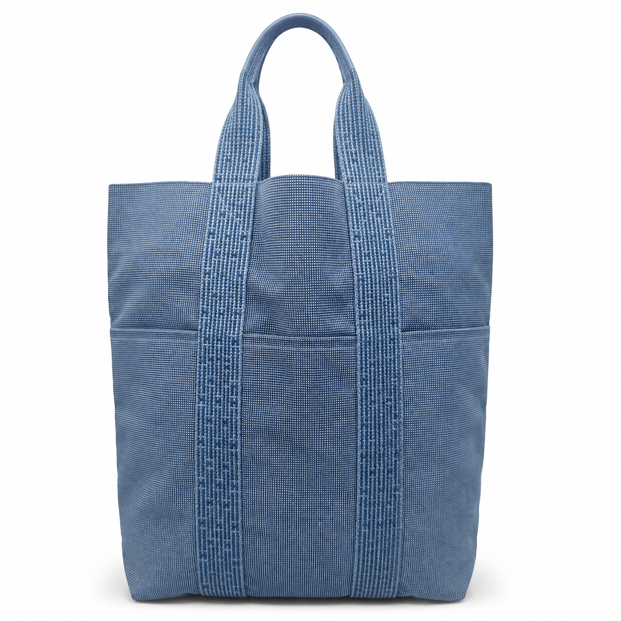 Hermès Herline Cabas MM Canvas Tote Bag, Gray | Shop Authentique Lux