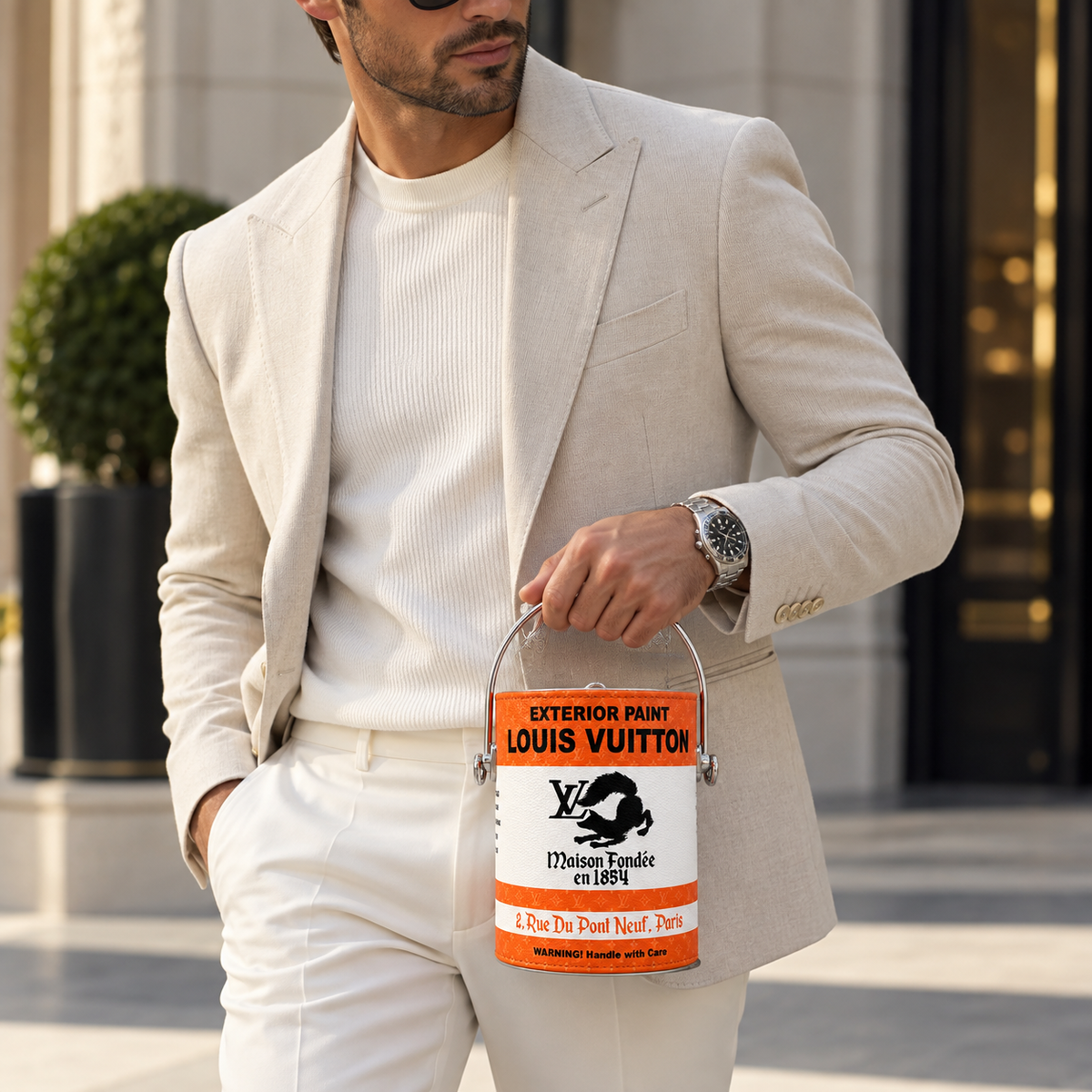 Louis Vuitton 2022 Paint Can Bag Orange | Shop Authentique Lux