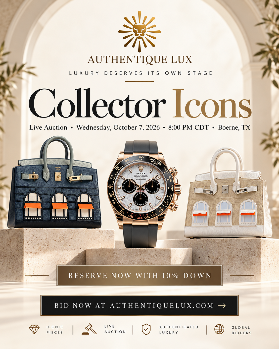 COLLECTOR ICONS — LIVE OCTOBER 7
