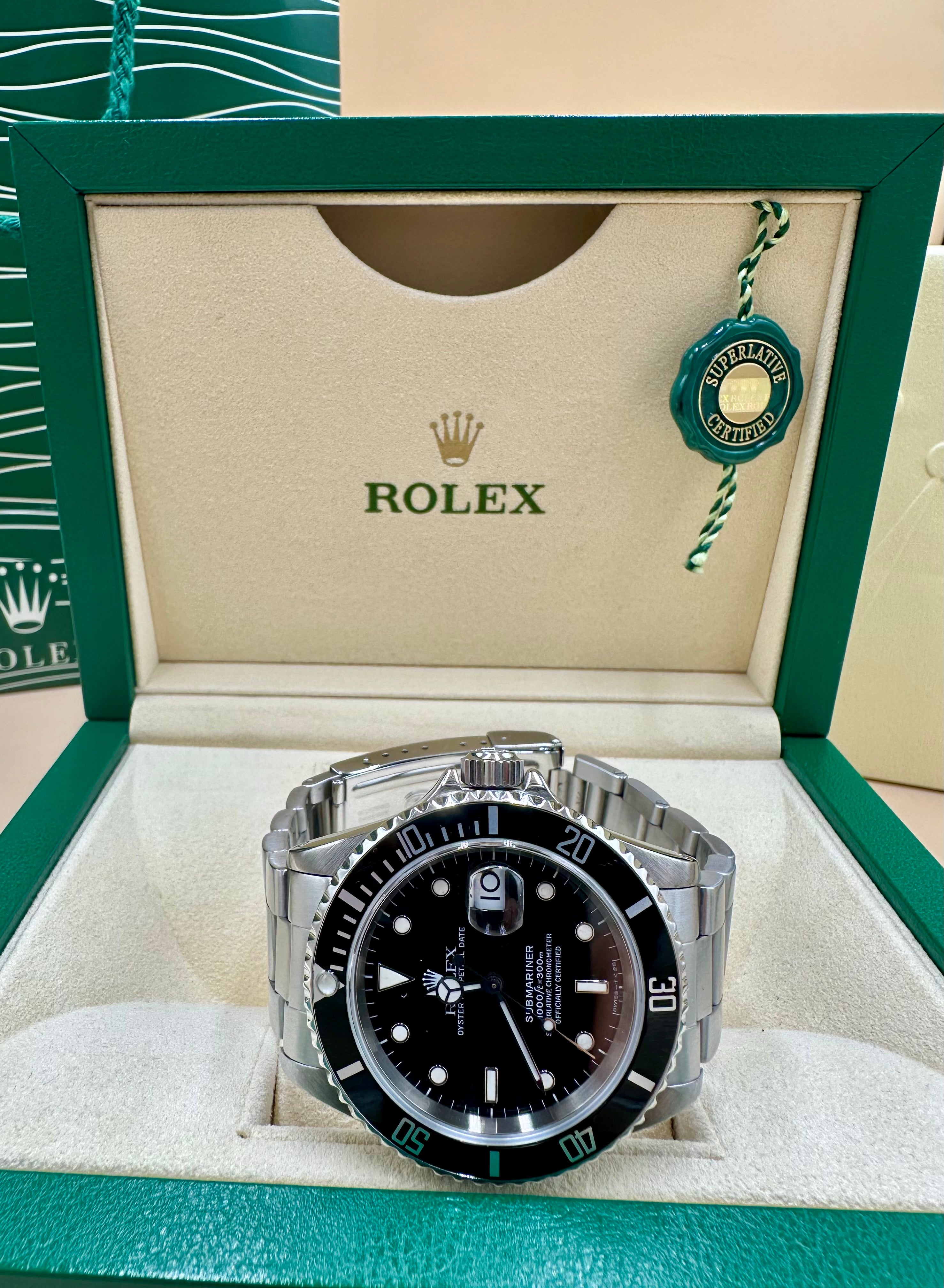 Rolex Submariner Date 16610 Tritium Dial (1997/1998) | Shop Authentique Lux