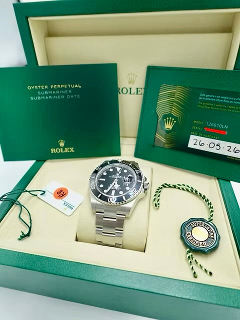 Rolex Submariner Date 126610LN, Black Dial, Full Set, 2026 | Shop Authentique Lux