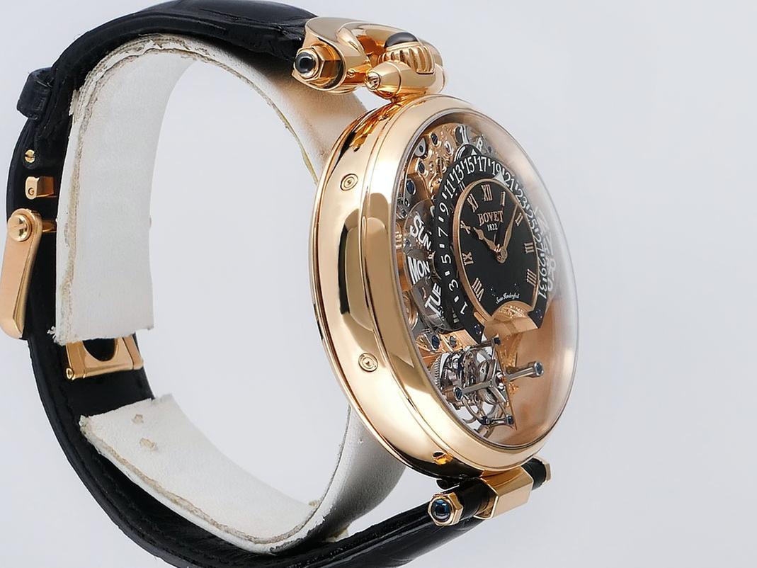 Bovet Virtuoso III Tourbillon AIQPR003-15 reverse display | Shop Authentique Lux