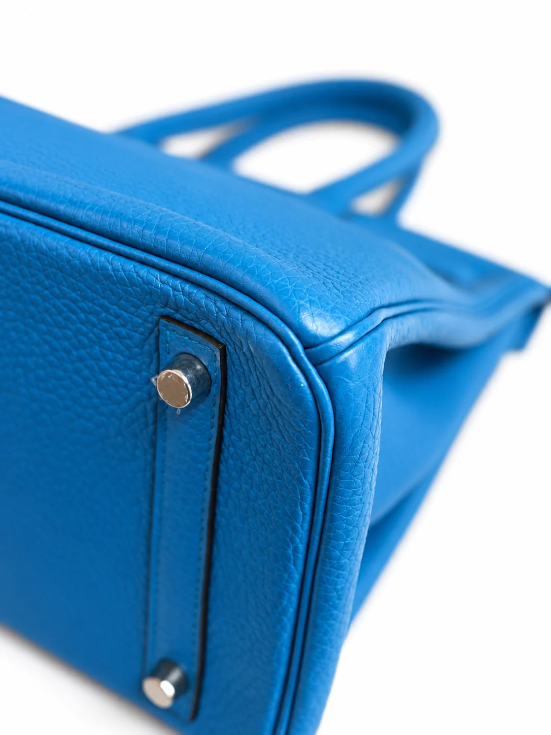 HERMÈS Bleu Zanzibar Togo Birkin 30, Palladium Hardware, 2017 | Shop Authentique Lux