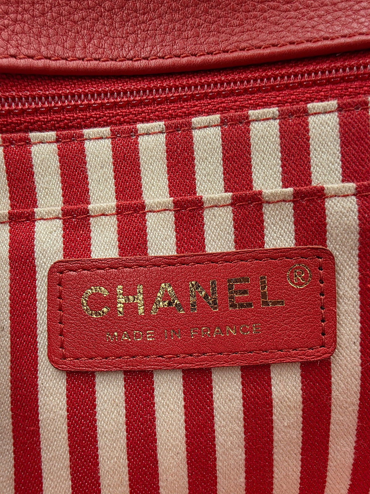 CHANEL Red Chevron Calfskin Medium Envelope Flap Bag, Gold-Tone Hardware | Shop Authentique Lux