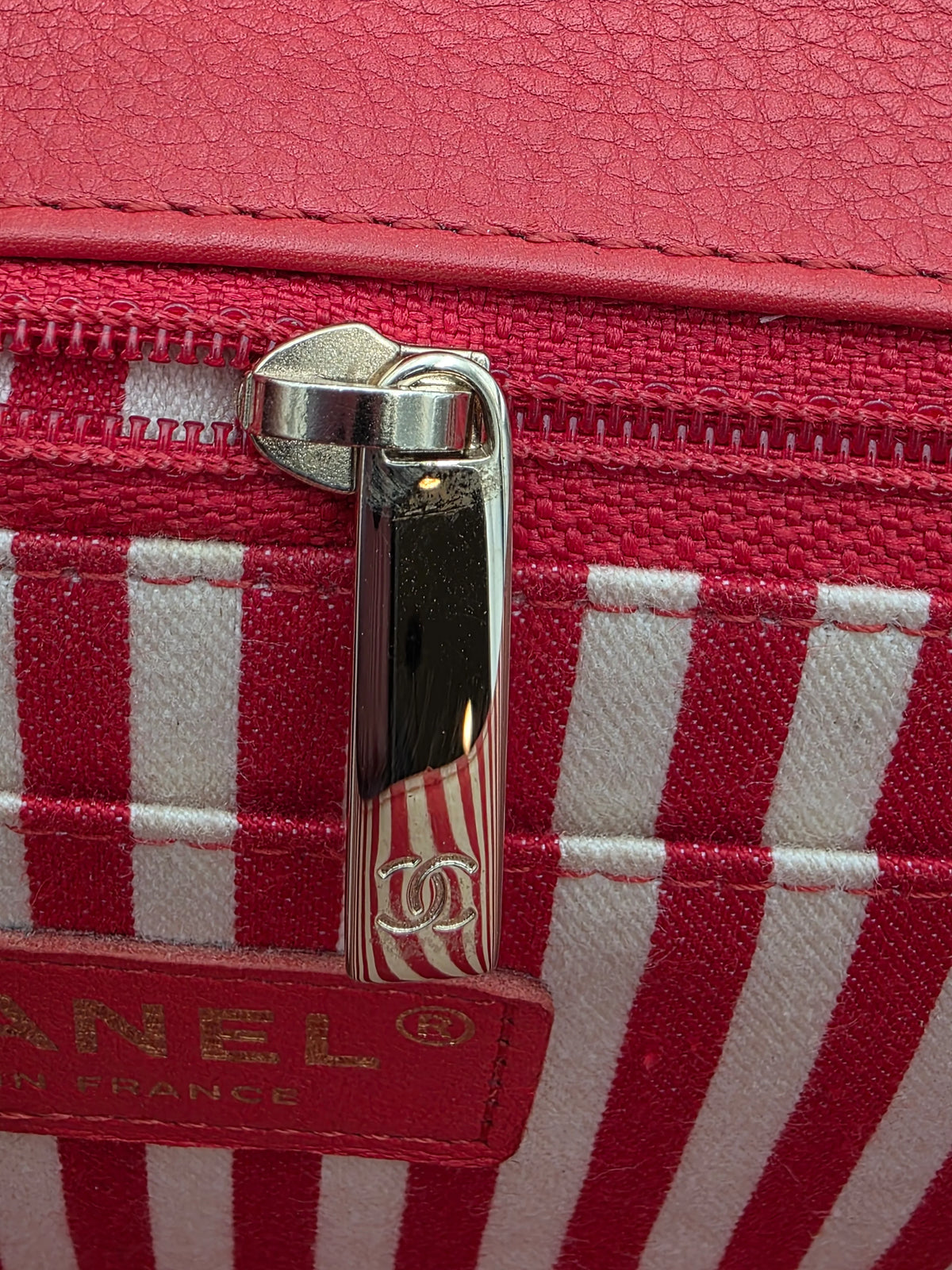 CHANEL Red Chevron Calfskin Medium Envelope Flap Bag, Gold-Tone Hardware | Shop Authentique Lux