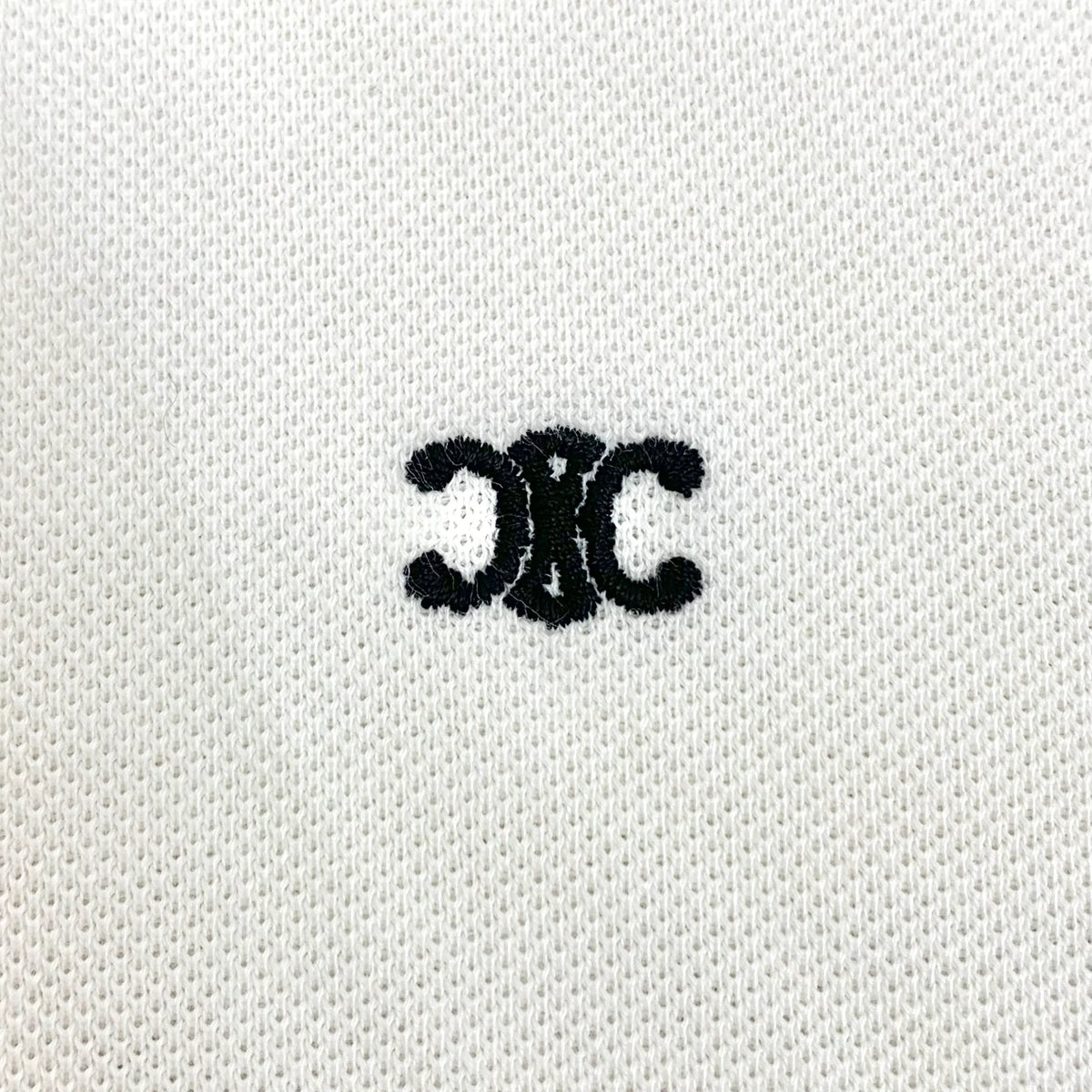 CELINE Classic Cotton Piqué Polo Shirt, Size S Label | Shop Authentique Lux